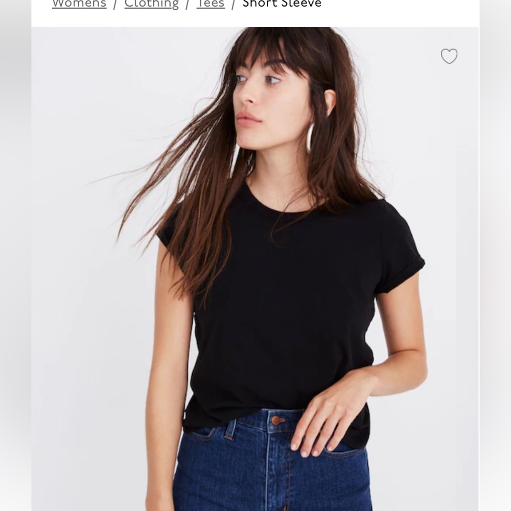 Madewell Light Pink Northside Vintage Short Sleeve Tee - Picture 9 of 10